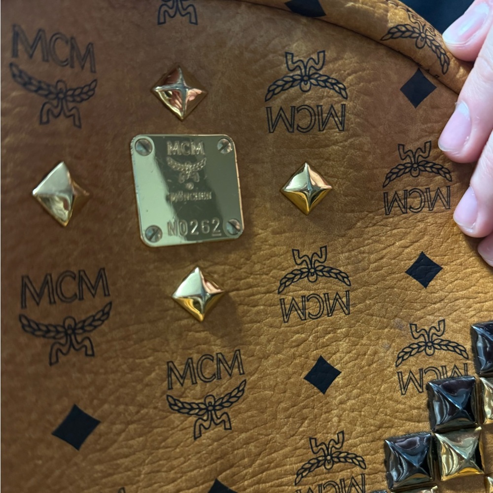 MCM Backpack in Brown and Gold - Picture 15 of 15